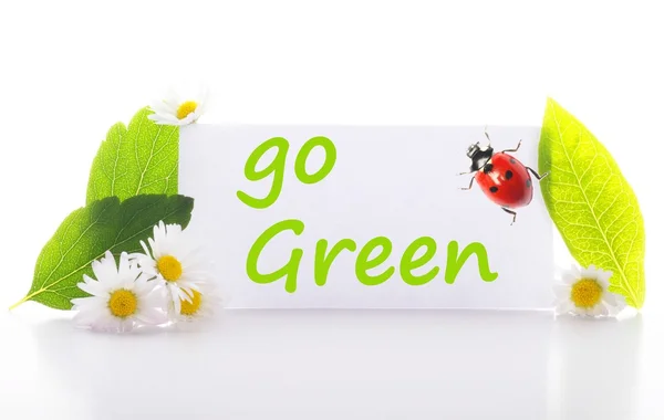 Go green — Stock Photo, Image