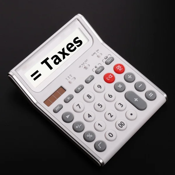 Kalkulator firmy — Zdjęcie stockowe