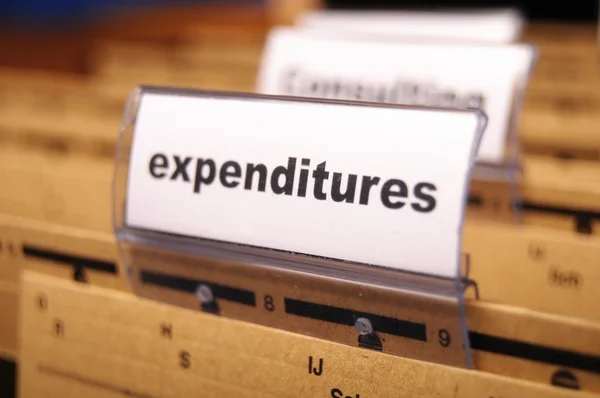 Expenditures — Stock fotografie