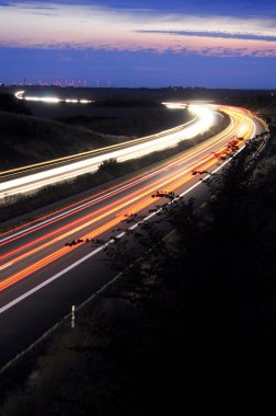 Trafik vardı.