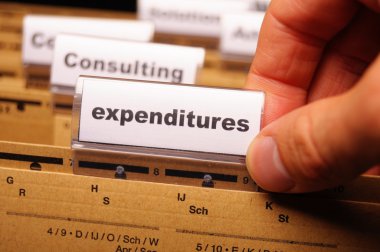 Expenditures clipart