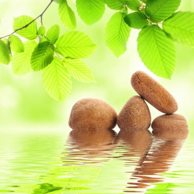 Zen stones clipart