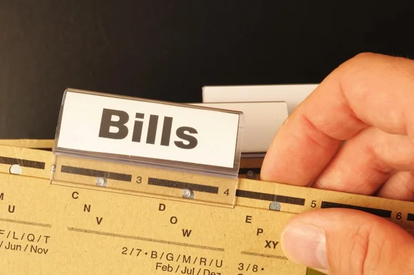 Bills — Stock Photo, Image