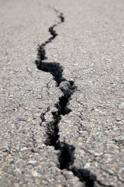 Cracked road clipart