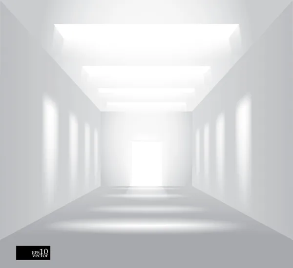 Hall med ljus — Stock vektor