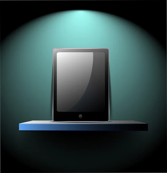 Tablet PC en el estante — Archivo Imágenes Vectoriales