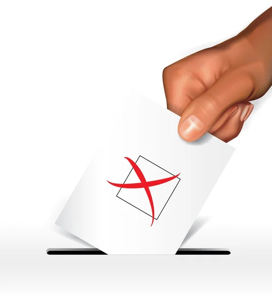 Ψηφοφορίας έννοια — Διανυσματικό Αρχείο
