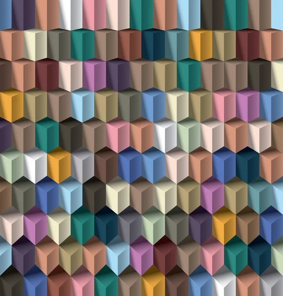 Mehrfarbiger geometrischer Hintergrund — Stockvektor
