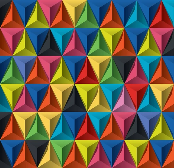 Multicolored geometric pattern — Stock Vector
