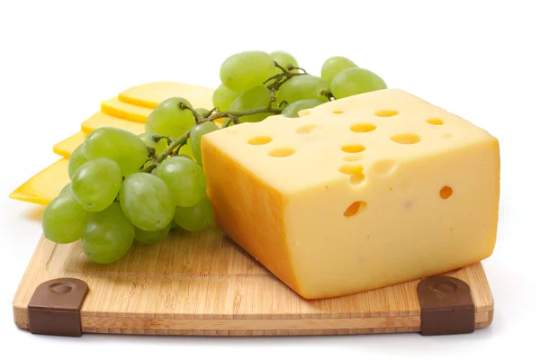 Kaas en druiven — Stockfoto