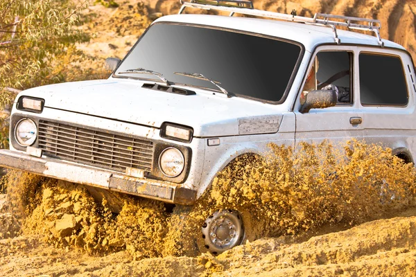 X-tream auto op een weide sensatie — Stockfoto
