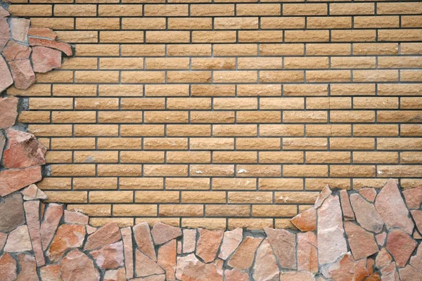 Le vieux fond de mur de briques — Photo