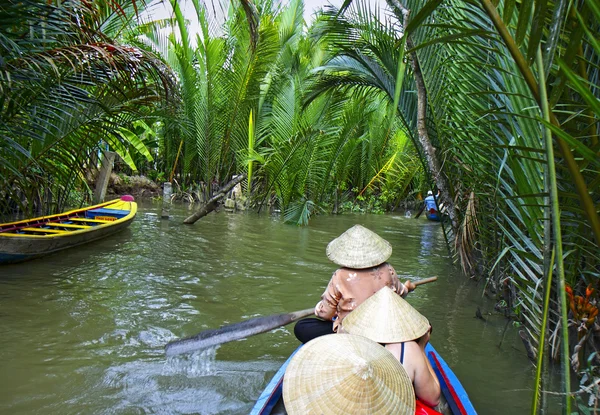 运河在湄公河三角洲 — 图库照片