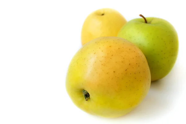 Tři jablka — Stock fotografie