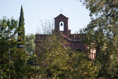 kilise ile peyzaj