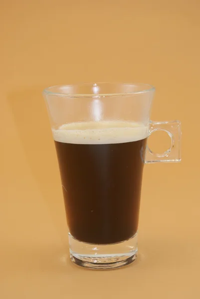Bicchiere di caffè espresso — Foto Stock