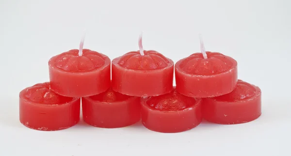 Красные свечи — стоковое фото