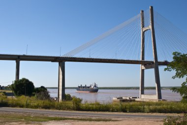 Rosario Victoria Bridge clipart