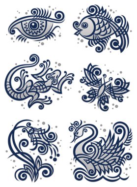 Decorative illustrations2 clipart