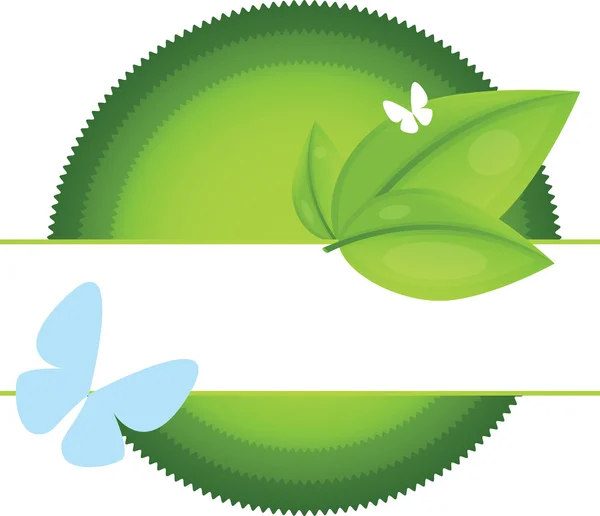 Étiquettes écologiques — Image vectorielle