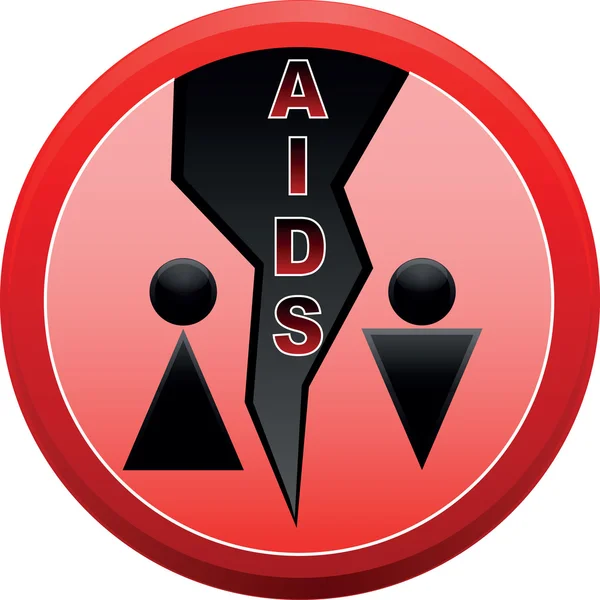 Acabar com a SIDA . —  Vetores de Stock