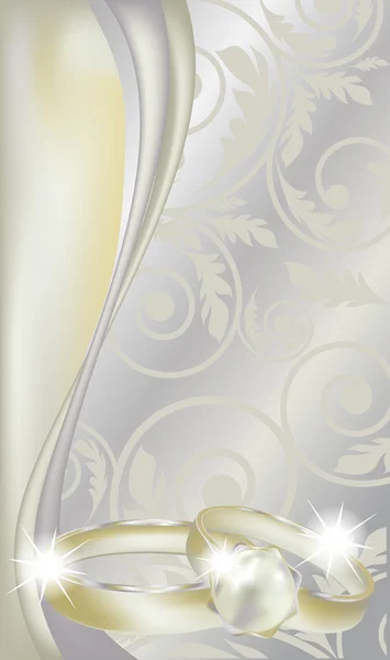 Schöne Hochzeit Hintergrund, Vektor-Illustration — Stockvektor