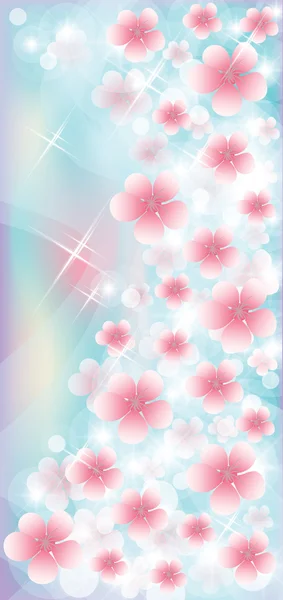 Bannière de printemps, illustration vectorielle — Image vectorielle