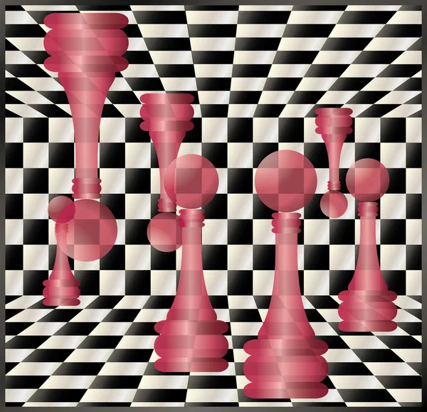 象棋矢量背景 — 图库矢量图片