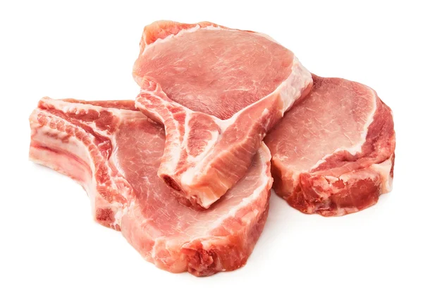 Knippen van rundvlees filet op ribs — Stockfoto
