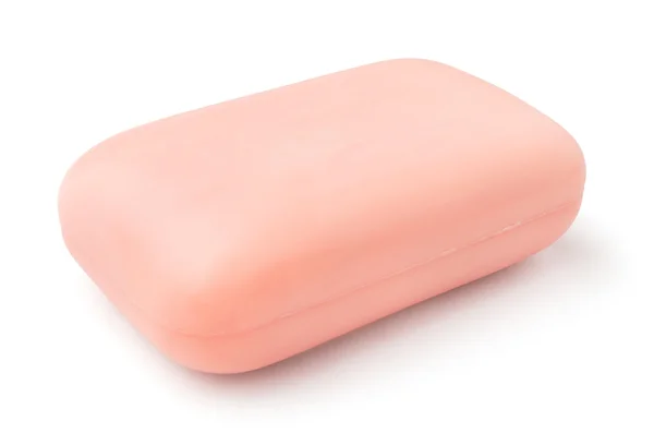 Jediné růžové mýdlo — Stock fotografie