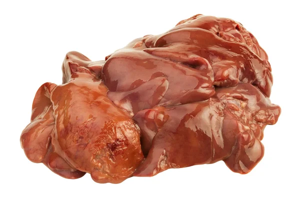 Kyckling lever bitar — Stockfoto