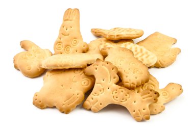 Animal shaped cookies clipart