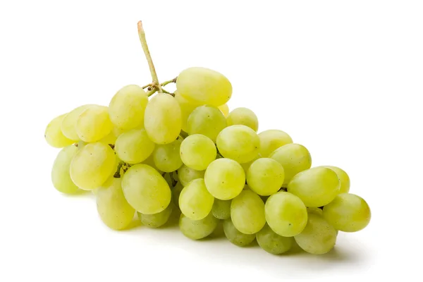 Almuerzo de uvas primer plano aislado sobre fondo blanco — Foto de Stock