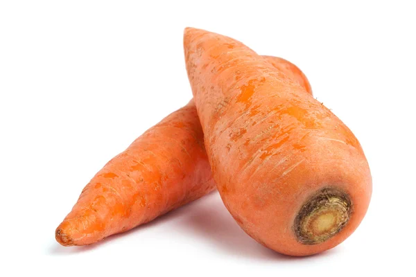 Две морковки — стоковое фото