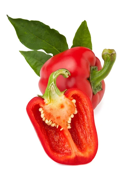 stock image Cut bell pepper