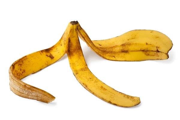 Casca de banana — Fotografia de Stock