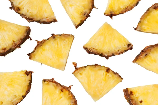 Ananas stukjes — Stockfoto