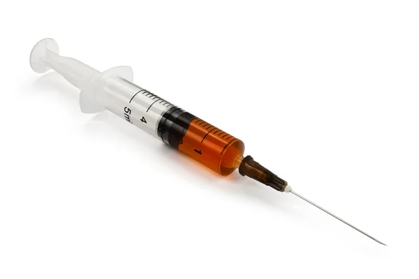 Filled syringe — Stock Photo, Image
