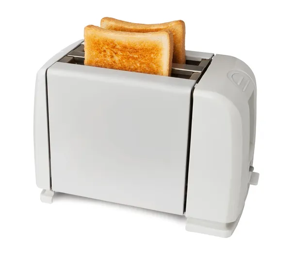 화이트 토스터기 — 스톡 사진