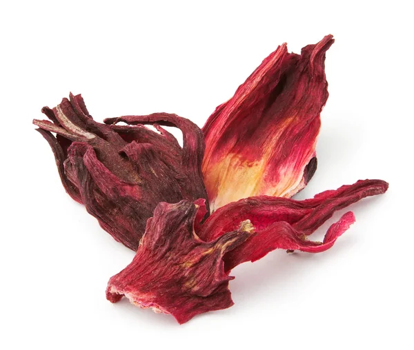 Suszonych hibiscus herbata płatki — Zdjęcie stockowe