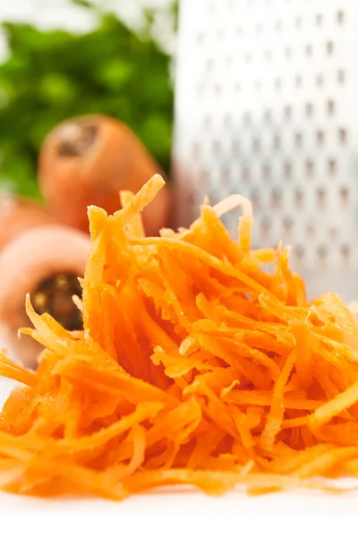 stock image Grated carrot