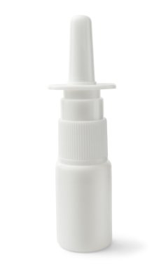 White blank nosal spray bottle clipart
