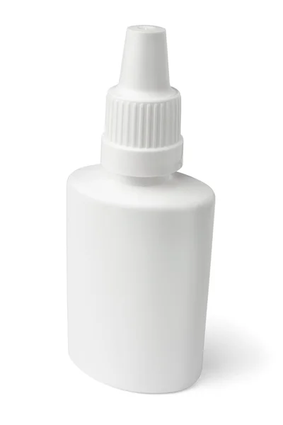 Witte lege nosal spray fles — Stockfoto