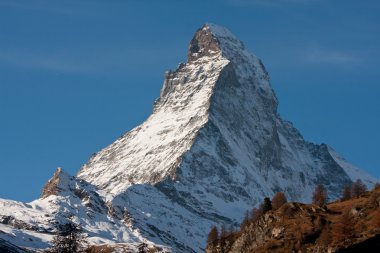 zermatta matterhorn dağ İsviçre