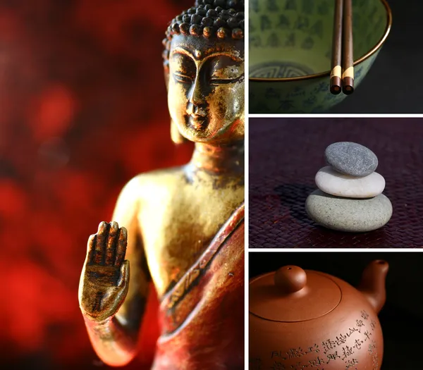 stock image Buddha zen statue