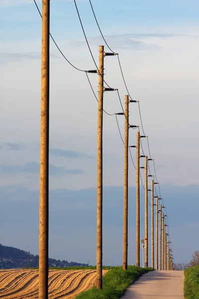 stock image Power cable lines