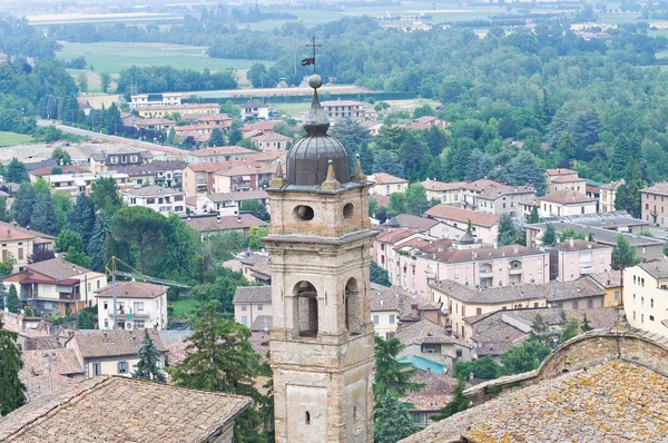 Panoramic view of Castell 'arquato. Эмилия-Романья. Италия . — стоковое фото