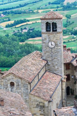 manzarayı vigoleno. Emilia-Romagna. İtalya.