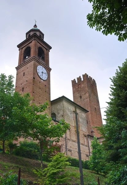 Castle of Castelnuovo Fogliani. Emilia-Romagna. Italy. — Stock Photo, Image