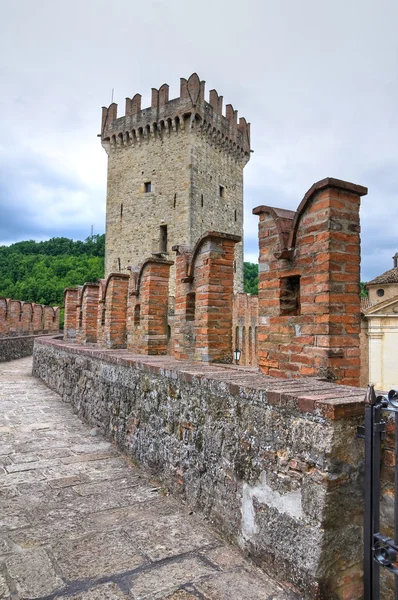 Замок vigoleno. Емілія-Романья. Італія. — стокове фото